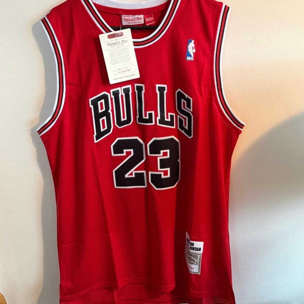 Vintage 1997-1998  Mitchell and Ness BNWT Michael Jordan Number 23 jersey